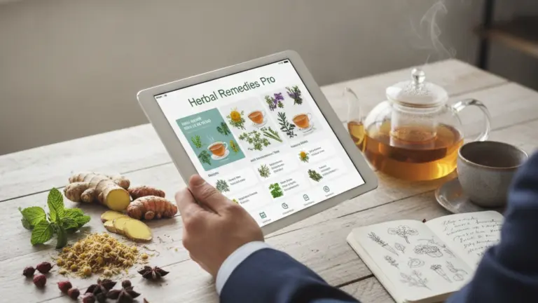 Apps com receitas naturais de chás medicinais para eliminar dores articulares