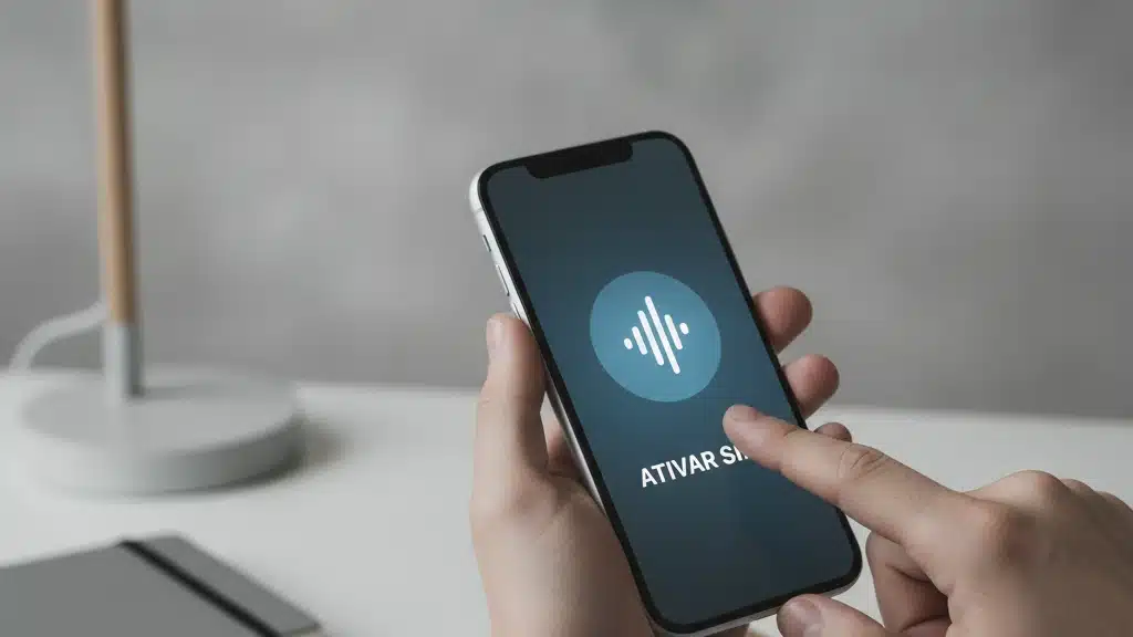 Ative a Siri no seu celular