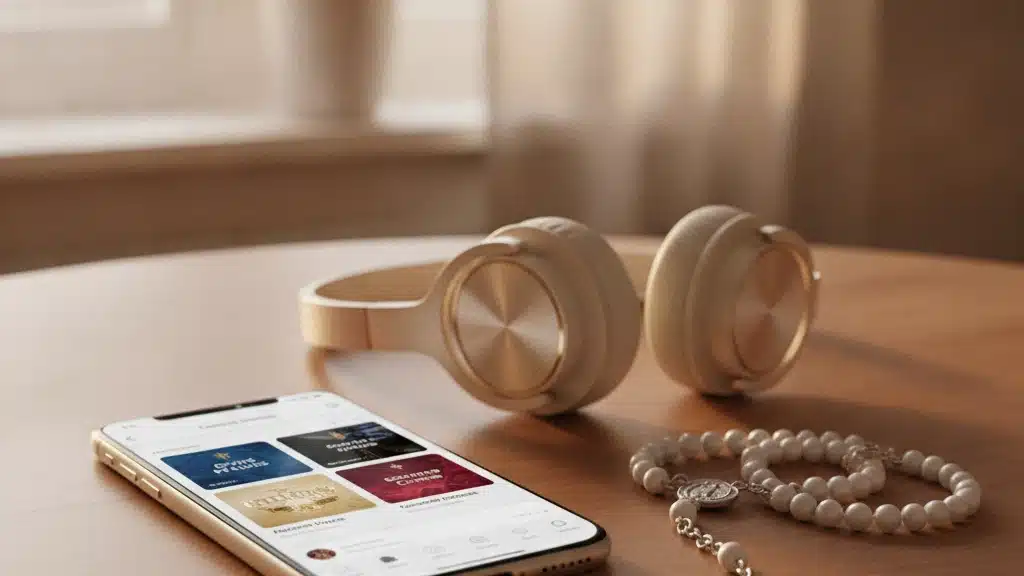 Música Católica Grátis no Celular: Spotify, YouTube Music e Outros Apps