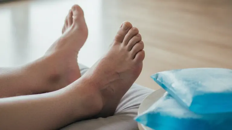 Trate sua inflamação dos pés
