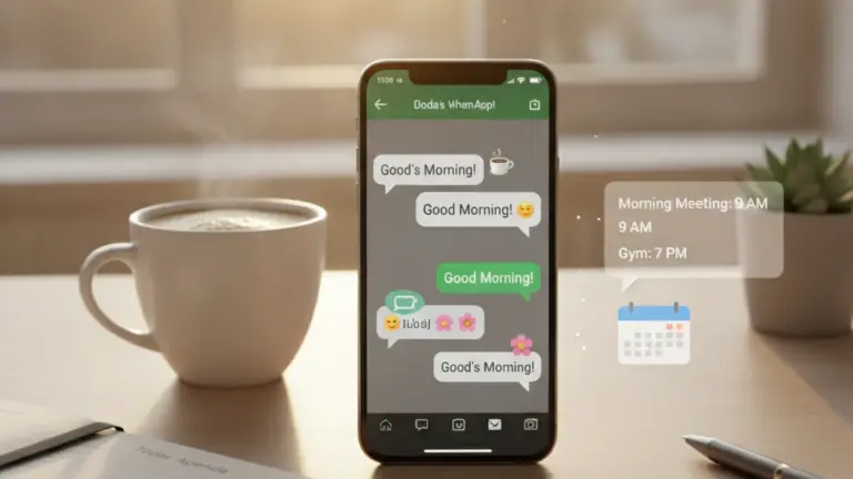 Melhores aplicativos para enviar mensagens de bom dia no WhatsApp automaticamente