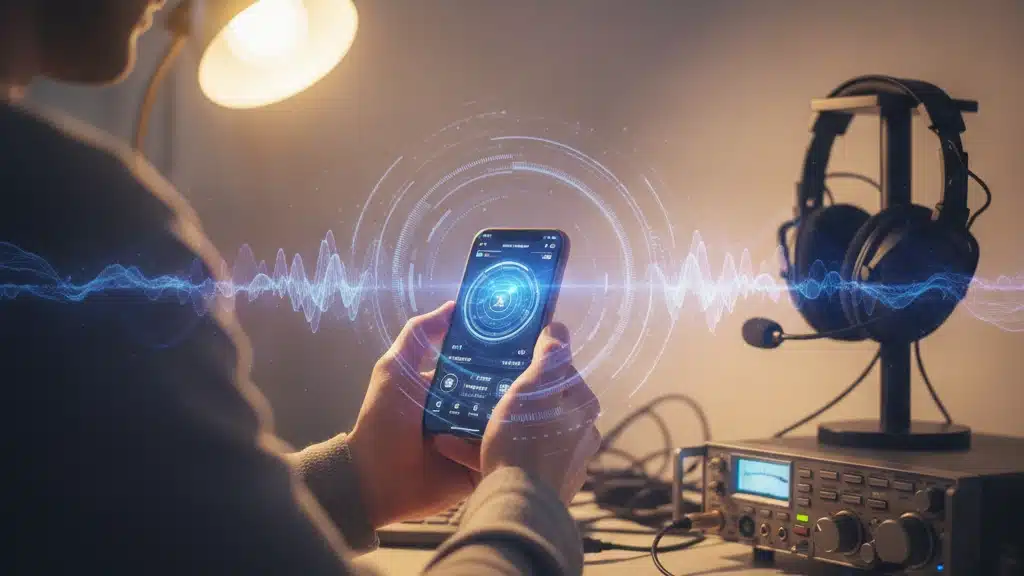 Aplicativo que transforma o celular em rádio amador