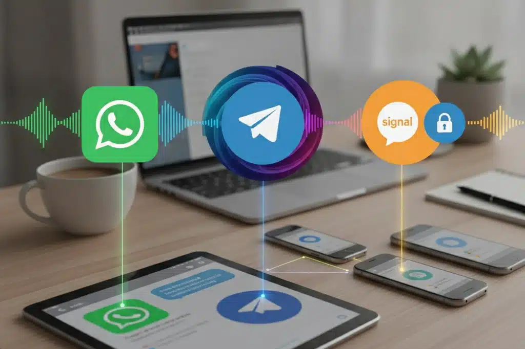 Aplicativos de Mensagem de Voz para Android e iOS