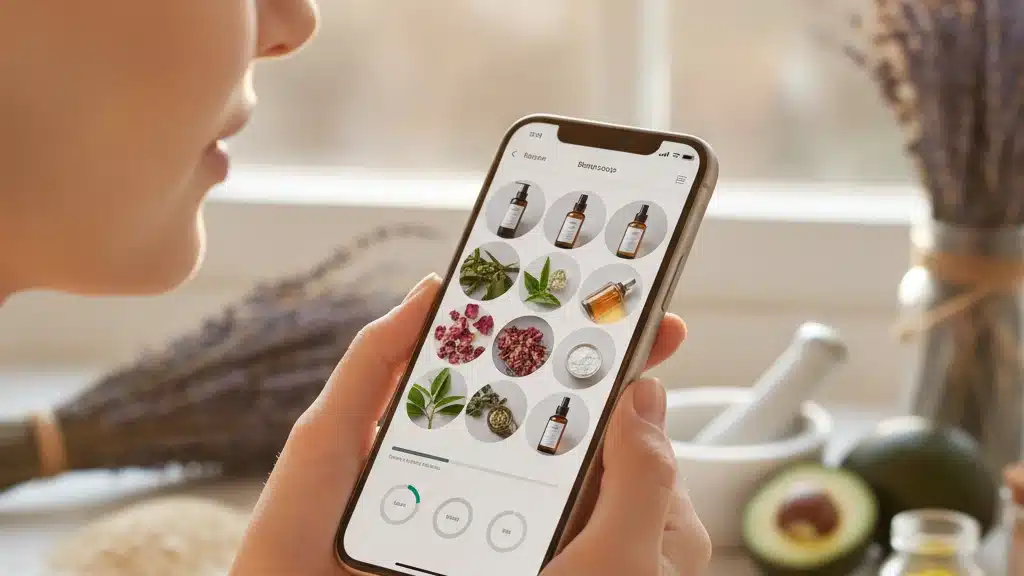 Aplicativos para monitorar receitas caseiras de cuidados com a pele