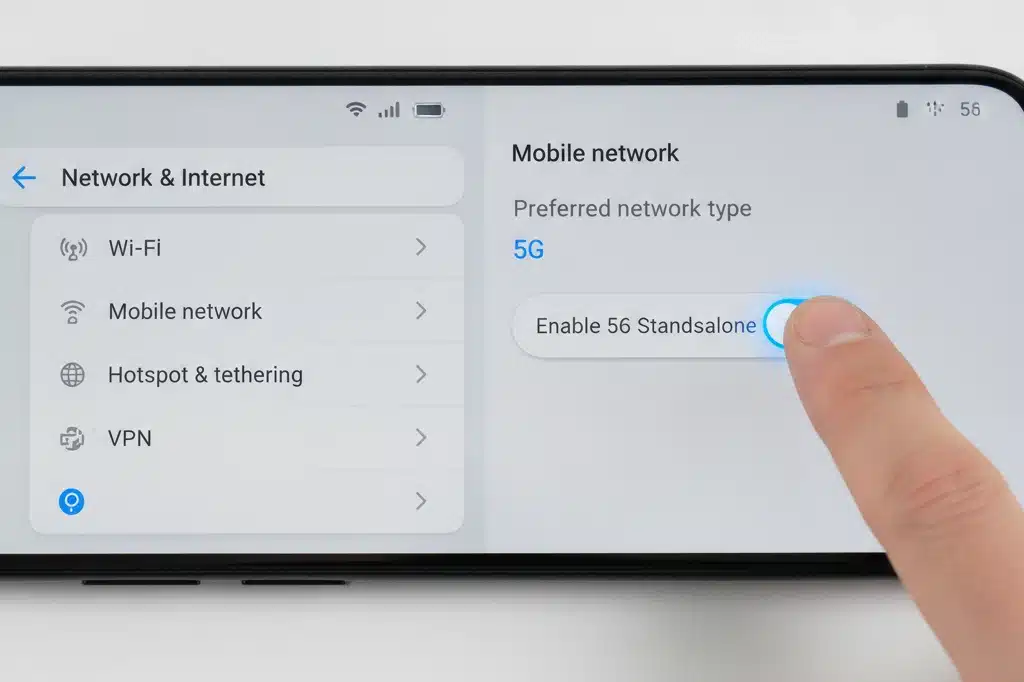 Configure a rede 5G e desfrute de uma conexão ultra rápida