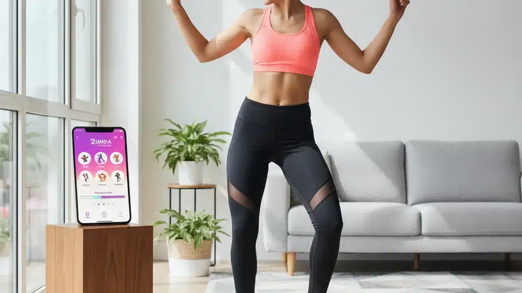 Dance zumba facilmente com coreografias no seu celular