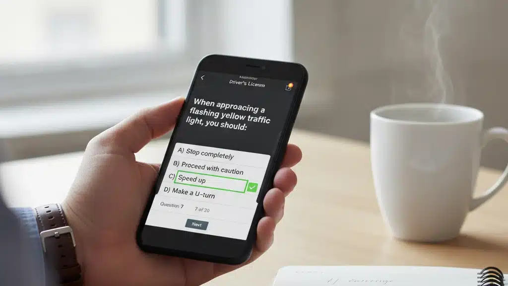 Passe no seu teste de direção estudando pelo celular